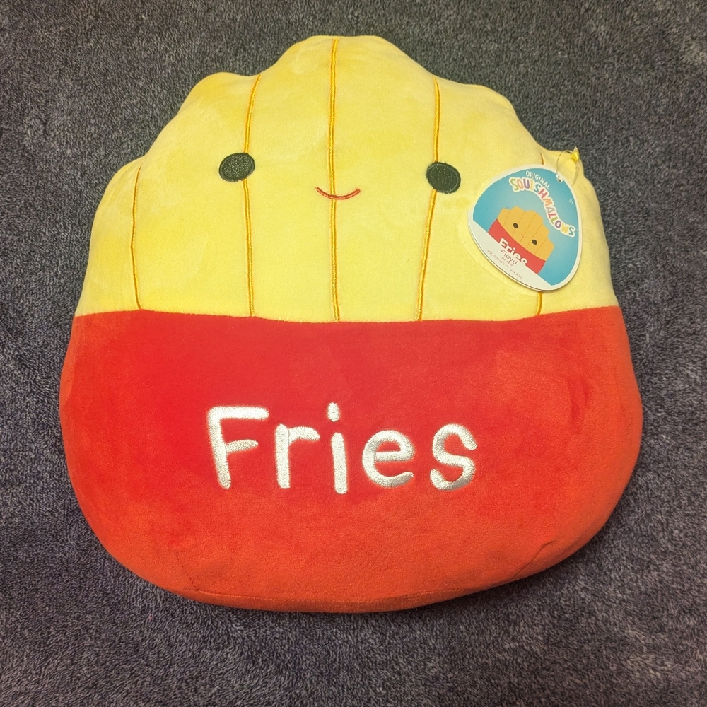 Squishmallow fries named Floyd on tag 12 inch